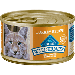 Blue Buffalo Wilderness Canned Cat Food Turkey  Canned Cat Food  | PetMax Canada