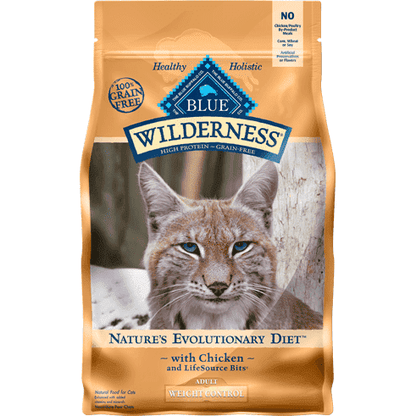Blue Buffalo Wilderness Cat Food Adult Weight Control - 2.27 Kg - Cat Food - Blue Buffalo - PetMax Canada