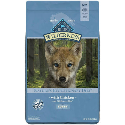 Blue Buffalo Wilderness Puppy Food Chicken Formula - 10.9 Kg - Dog Food - Blue Buffalo - PetMax Canada