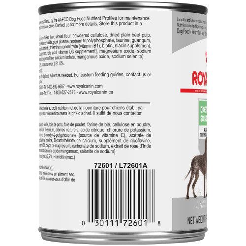 Royal Canin Canned Dog Food Digestive Care Loaf In Sauce  Canned Dog Food  | PetMax Canada
