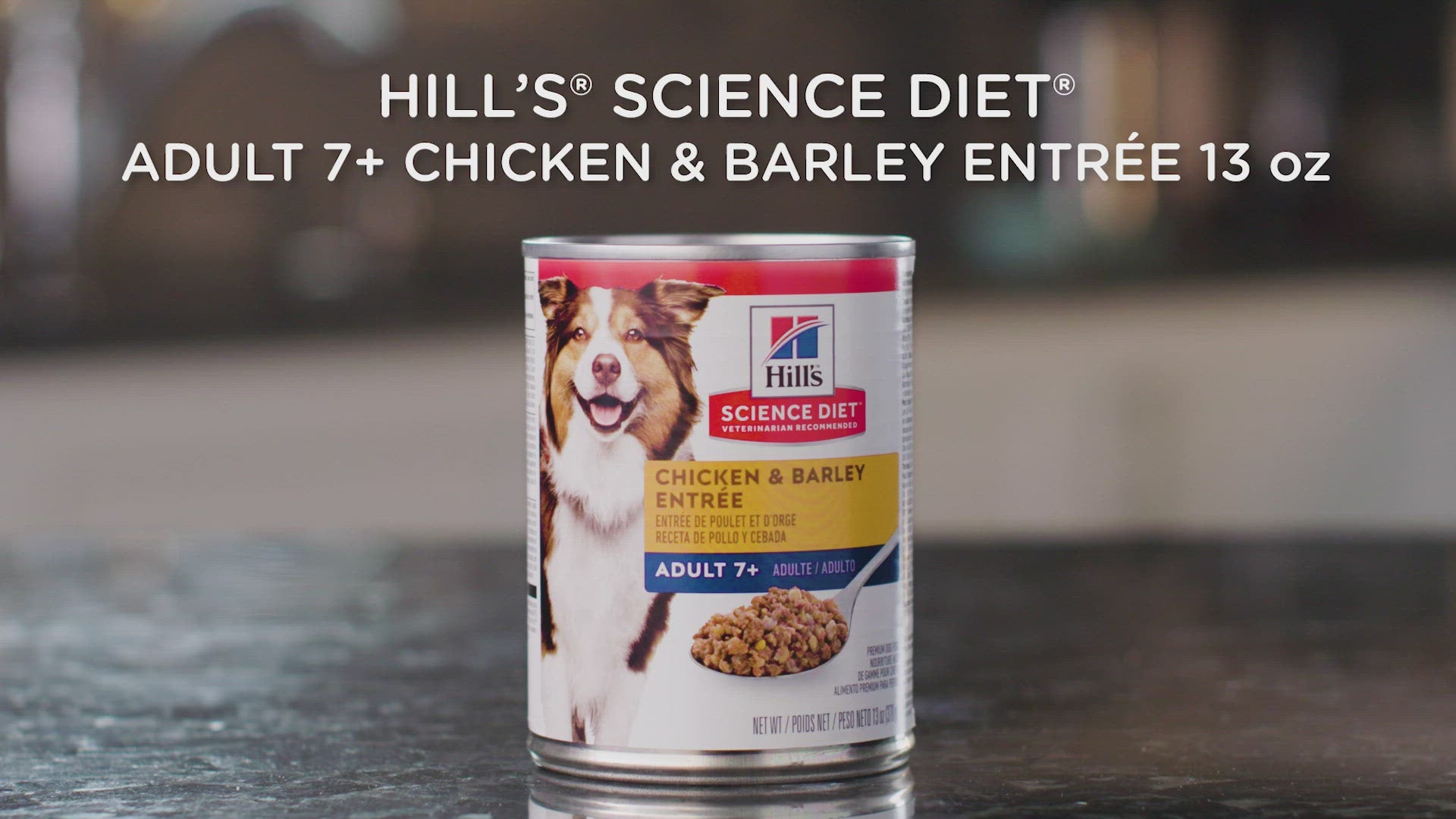 Hill's Science Diet Adult 7+ Beef & Barley Entrée dog food