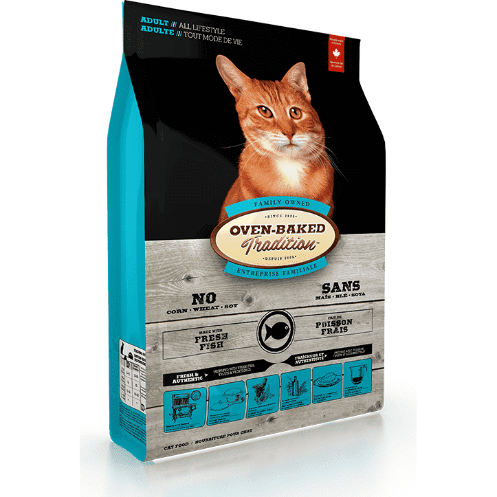 Oven-Baked Tradition Adult Fish Cat Food  Cat Food  | PetMax Canada