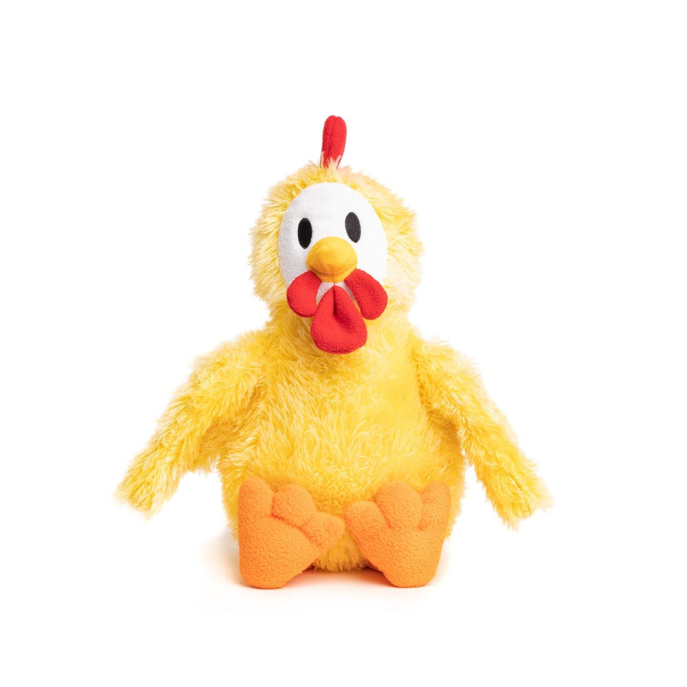 Fabdog Fluffy Chicken - Small - Dog Toys - Fabdog - PetMax Canada