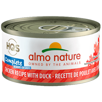 Almo Nature Complete Chicken With Duck In Gravy  Canned Cat Food  | PetMax Canada