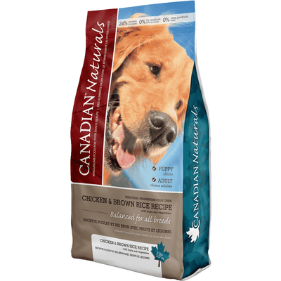 Canadian Naturals Chicken & Brown Rice  Dog Food  | PetMax Canada