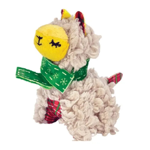 Kong Holiday Cat Toy Softies Scrattles Llama  Cat Toys  | PetMax Canada