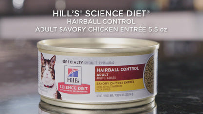 Hill's Science Diet Nourriture en conserve pour chats Poulet anti-boules de poils
