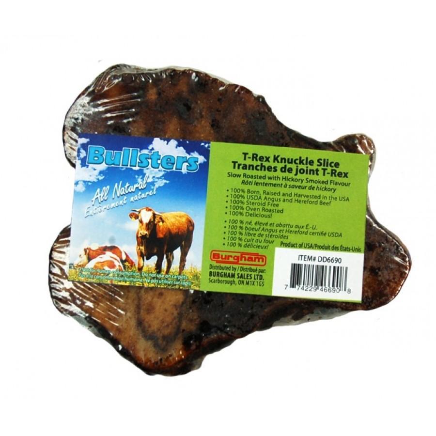 Bullsters All Natural T Rex Knuckle Slices 1 - 1.25" - 1 -1.25"" - Chew Products - Bullsters - PetMax Canada