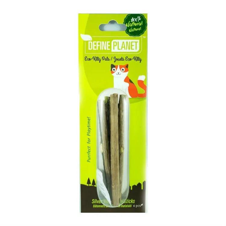 Define Planet Silver Vine Cat Dental Sticks - 6 Pack - Cat Treats - Define Planet - PetMax Canada