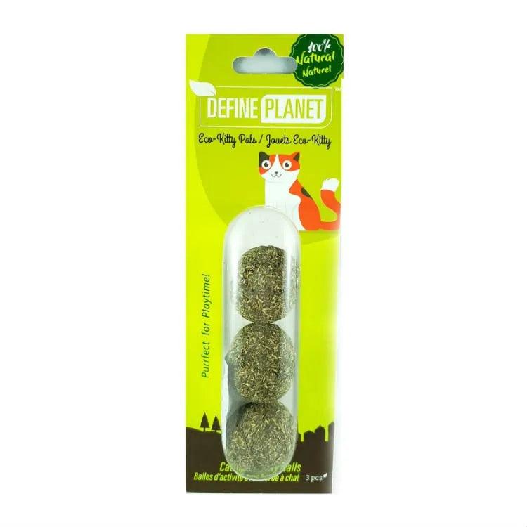 Define Planet Silver Vine Catnip Activity Balls - 3 Pack - Cat Toys - Define Planet - PetMax Canada