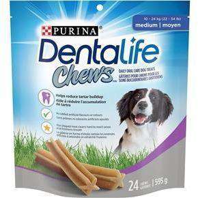 Purina Dentalife Oral Care Dental Chews Medium - 595g Dog Treats Medium - 595g | PetMax Canada