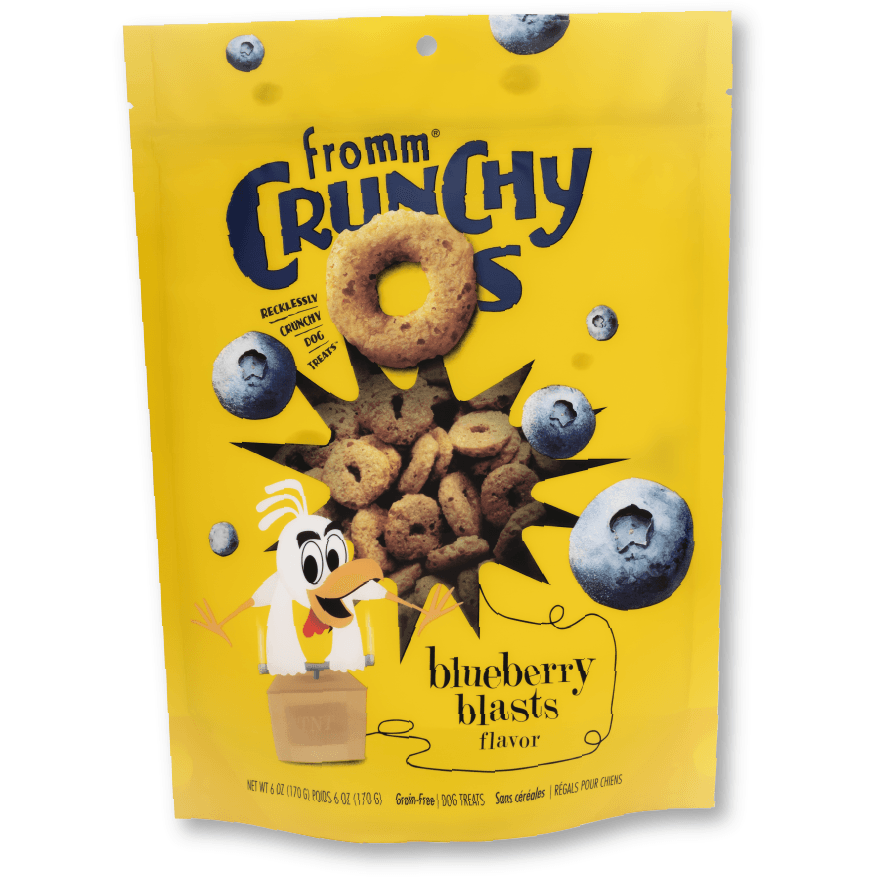 Fromm Crunchy O's Blueberry Blast Dog Treats - 170 g - Dog Treats - Fromm - PetMax Canada