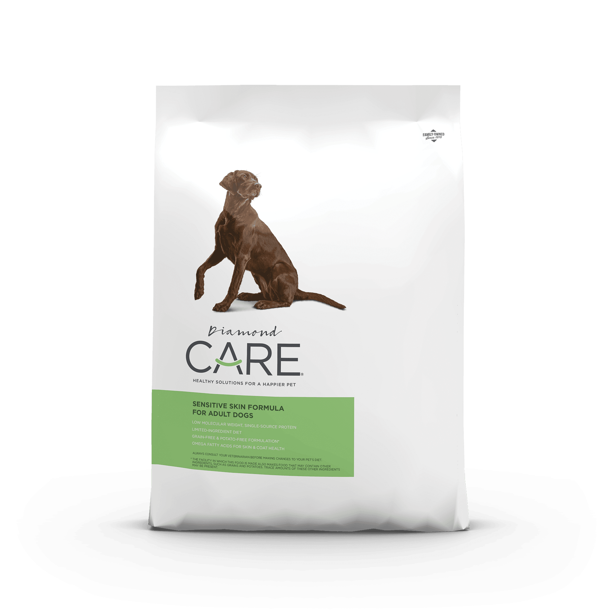 Diamond Care Dog Food Adult Sensitive Skin - 11.36 Kg - Dog Food - Diamond - PetMax Canada