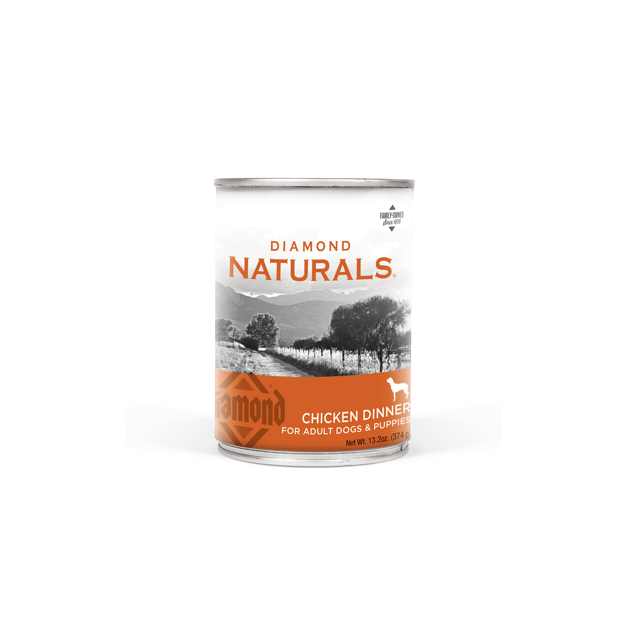 Diamond Naturals Chicken Dinner Wet Canned Food For Adult Dogs and Puppies - 374g - Canned Dog Food - Diamond - PetMax Canada