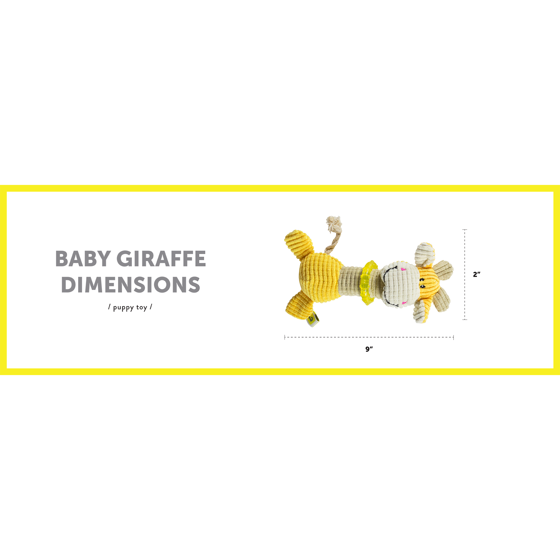 Be One Breed Dog Toy Baby Giraffe  Dog Toys  | PetMax Canada