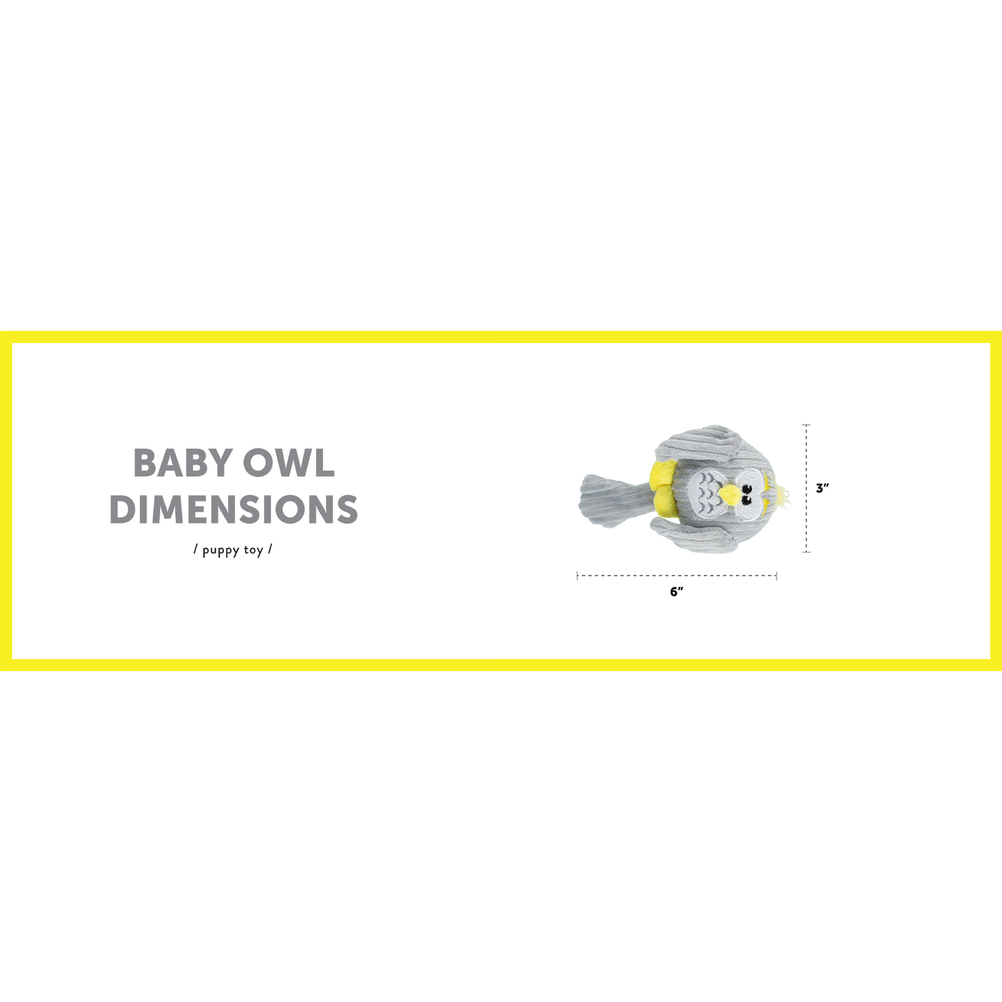 Be One Breed Dog Toy Baby Owl  Dog Toys  | PetMax Canada