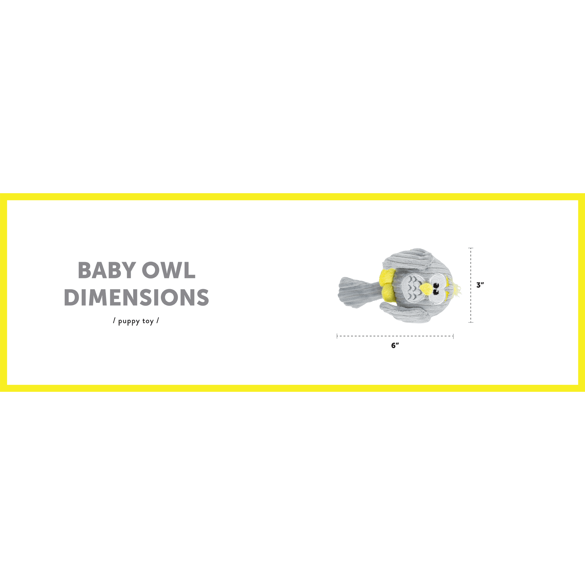 Be One Breed Dog Toy Baby Owl - Baby Owl - Dog Toys - Be One Breed - PetMax Canada