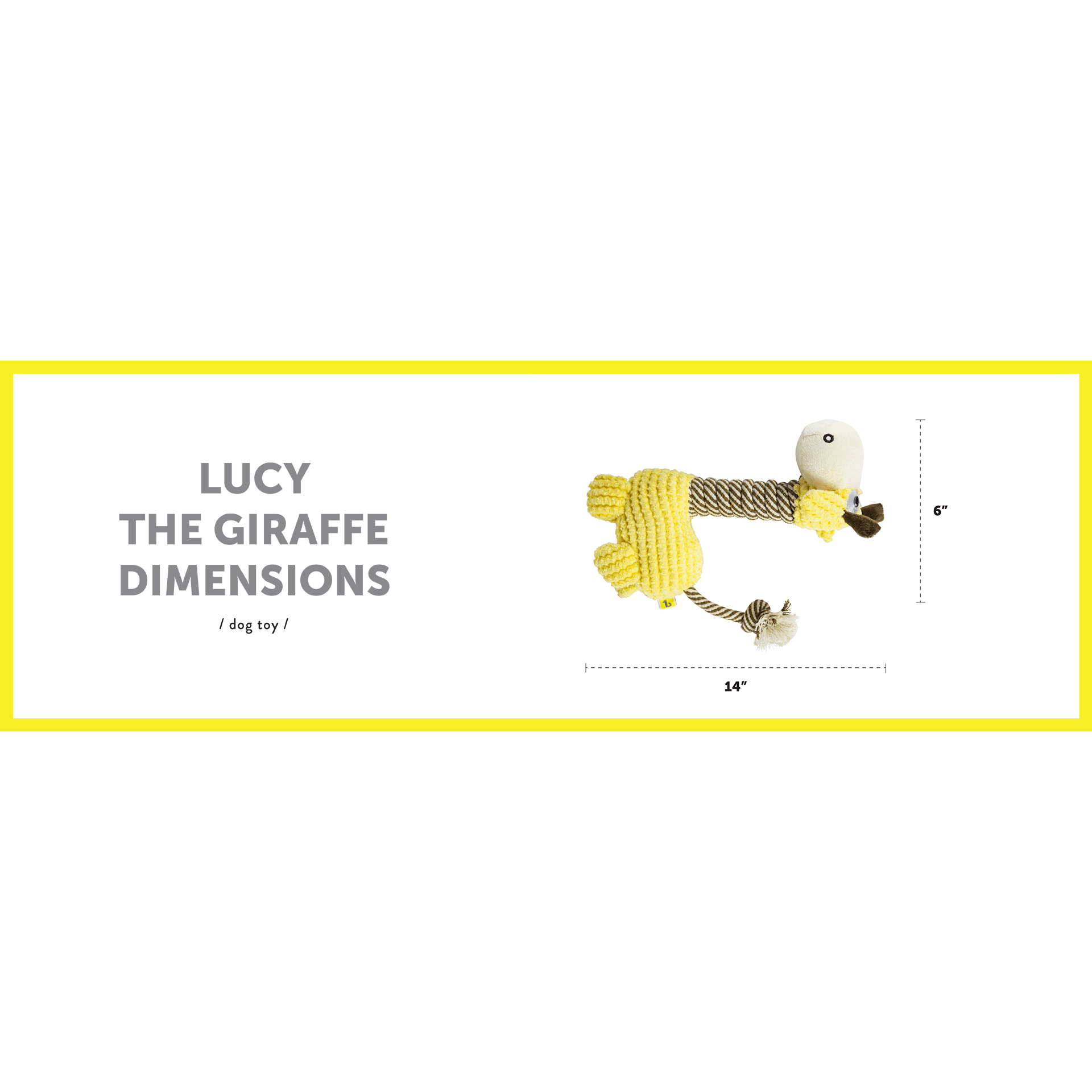 Be One Breed Dog Toy Lucy The Giraffe - Giraffe - Dog Toys - Be One Breed - PetMax Canada