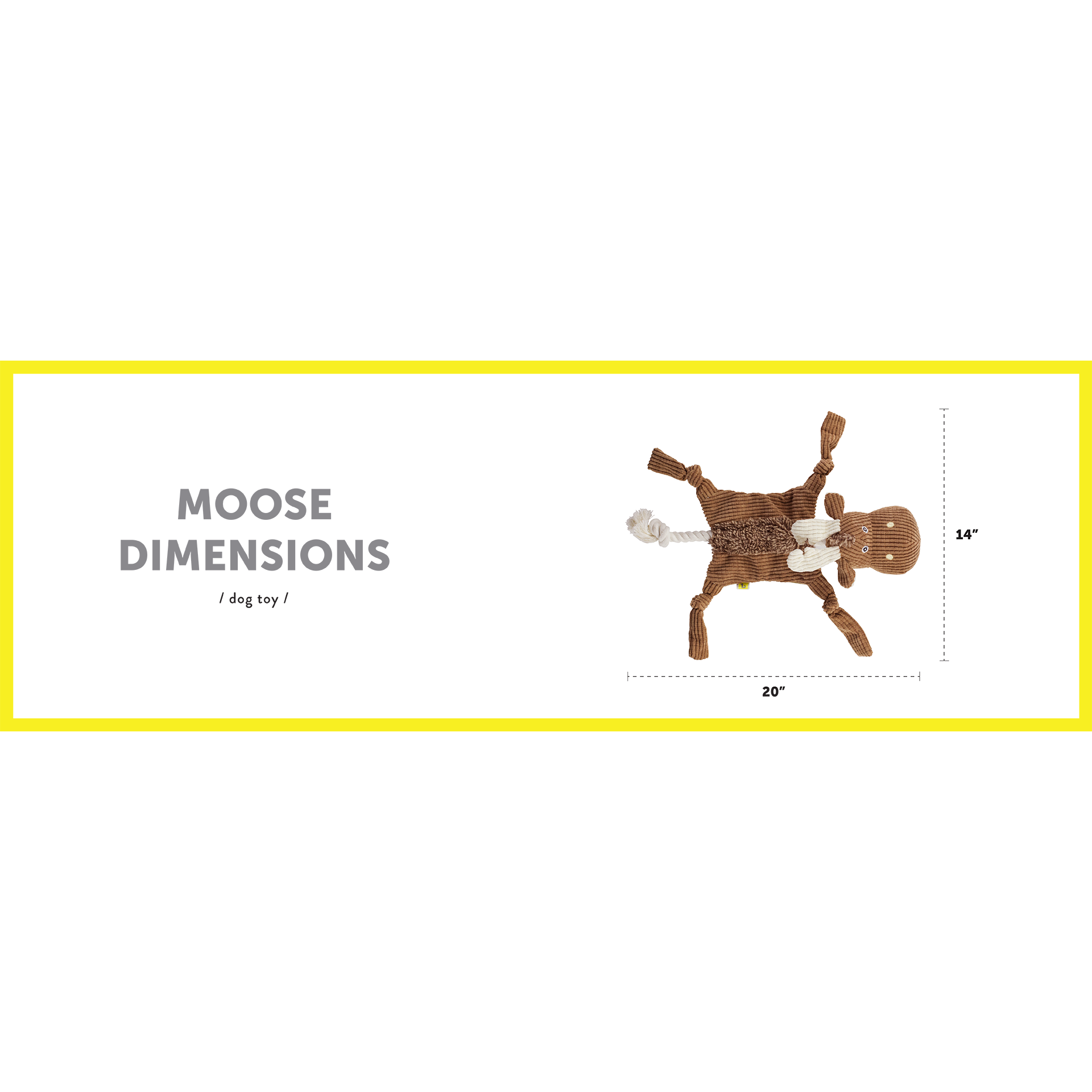 Be One Breed Dog Toy Moose  Dog Toys  | PetMax Canada