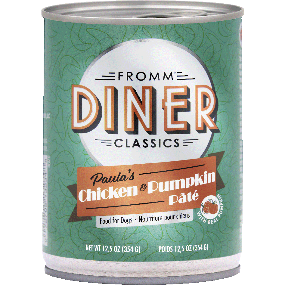 Fromm Diner Paula's Chicken & Pumpkin Canned Dog Food  Canned Dog Food  | PetMax Canada