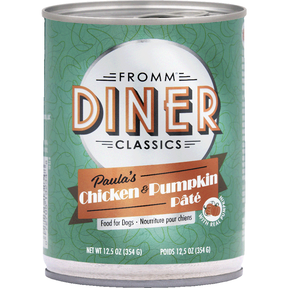 Fromm Diner Paula's Chicken & Pumpkin Canned Dog Food - 354g - Canned Dog Food - Fromm - PetMax Canada