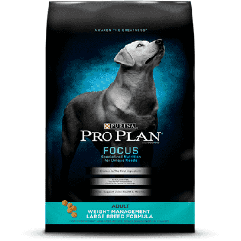 Purina Pro Plan Large Breed Weight Management Dog Food Chicken & Rice Formula  Dog Food  | PetMax Canada