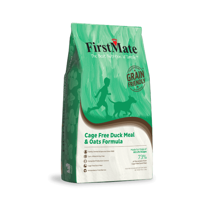 FirstMate Grain Friendly Cage-Free Duck & Oats Dog Food  Dog Food  | PetMax Canada