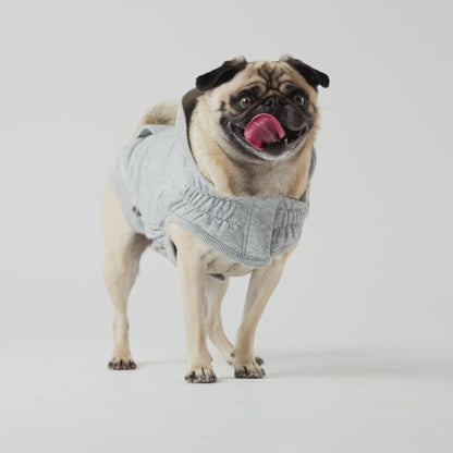 GF Pet Urban Hoodie Heather Grey For Dogs
