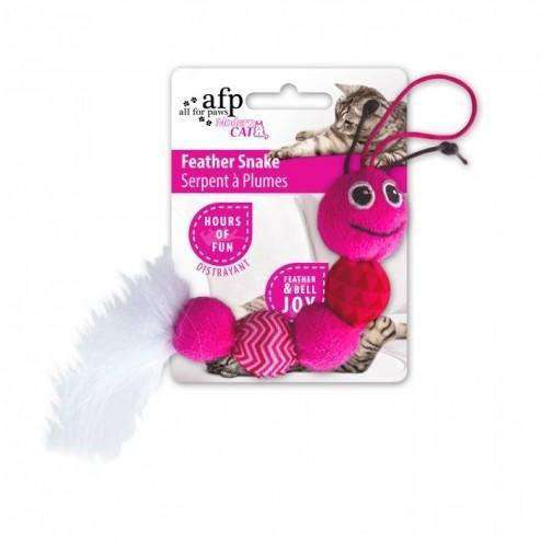 All For Paws Cat Toy Feather Snake  Cat Toys  | PetMax Canada