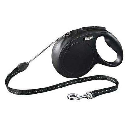 Flexi Classic Cord - Medium Breed / Black / 5 Meter - Leashes - Flexi - PetMax Canada