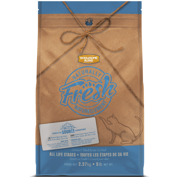Wholesome Blend Fresh Cat Food Chicken & Duck  Cat Food  | PetMax Canada