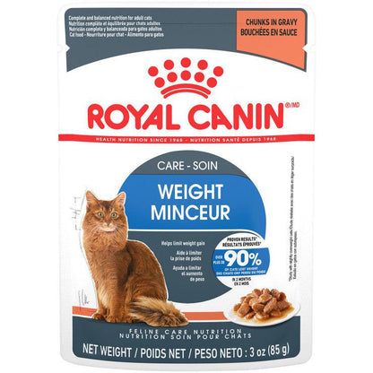 Royal Canin Cat Pouches Chunks In Gravy Adult Weight Care - 85g - Canned Cat Food - Royal Canin - PetMax Canada