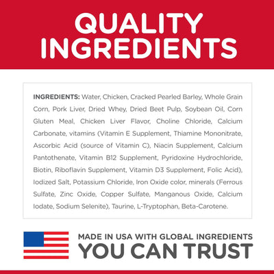 Hill's Science Diet Adult 7+ Chicken & Barley Canned Dog Food - 370g - Canned Dog Food - Hill's Science Diet - PetMax Canada