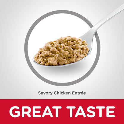 Hill's Science Diet Adult 7+ Savory Chicken Canned Cat Food - 156g - Canned Cat Food - Hill's Science Diet - PetMax Canada