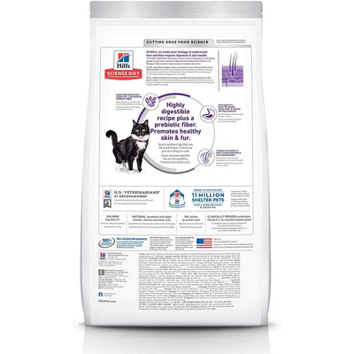 Hill's Science Diet, Dry Cat Food, Adult, Sensitive Stomach & Skin, Grain Free Salmon Recipe - 5.9 Kg - Cat Food - Hill's Science Diet - PetMax Canada