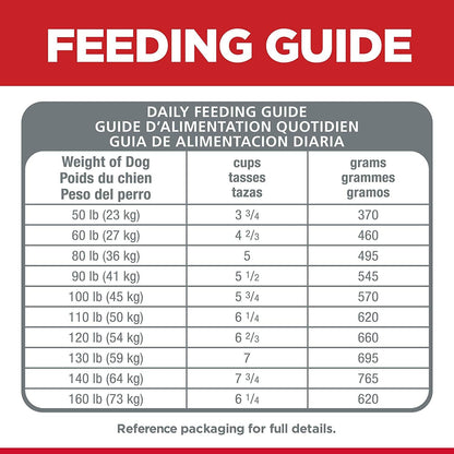 Hill's Science Diet Dry Dog Food, Adult, Large Breed, Healthy Mobility for Joint Health, Chicken Meal, Brown Rice & Barley Recipe, 30 lb. Bag - 13.6 Kg - Dog Food - Hill's Science Diet - PetMax Canada