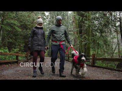 RC Dog Coat Circuit Black & Dark Grey