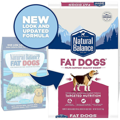 Natural Balance Targeted Nutrition Fat Dogs Low Calorie Dog Food - 1.81 Kg - Dog Food - Natural Balance - PetMax Canada