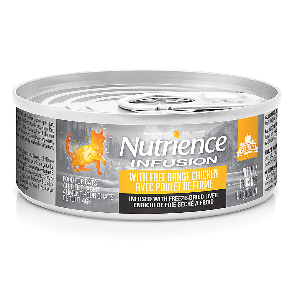 Nutrience Infusion Canned Adult Pate Cat Food Free Range Chicken  Canned Cat Food  | PetMax Canada