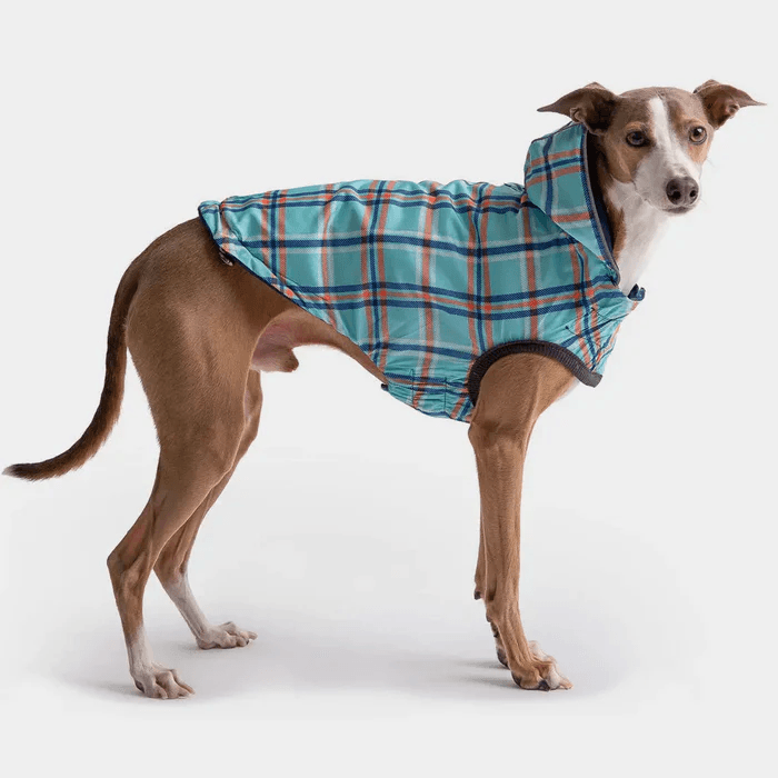 GF Pet Reversible Raincoat Navy For Dogs - X-Small - Coats - GF Pet - PetMax Canada