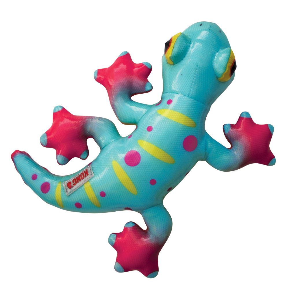 Kong Dog Toy Shieldz Tropics Gecko  Dog Toys  | PetMax Canada