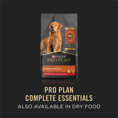 Purina Pro Plan High Protein Pate Beef & Rice Entree Wet Dog Food - 368g - Canned Dog Food - Purina Pro Plan - PetMax Canada