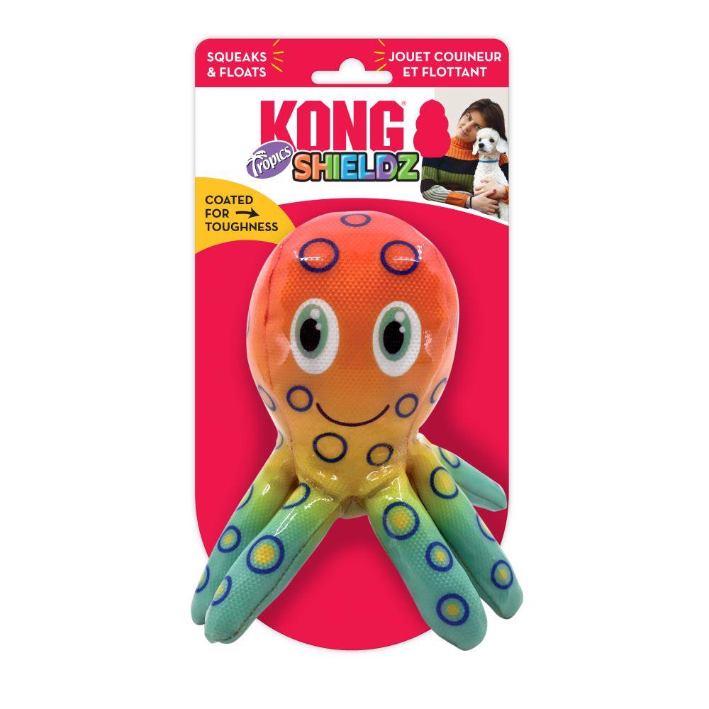 Kong Dog Toy Shieldz Tropics Octopus  Dog Toys  | PetMax Canada