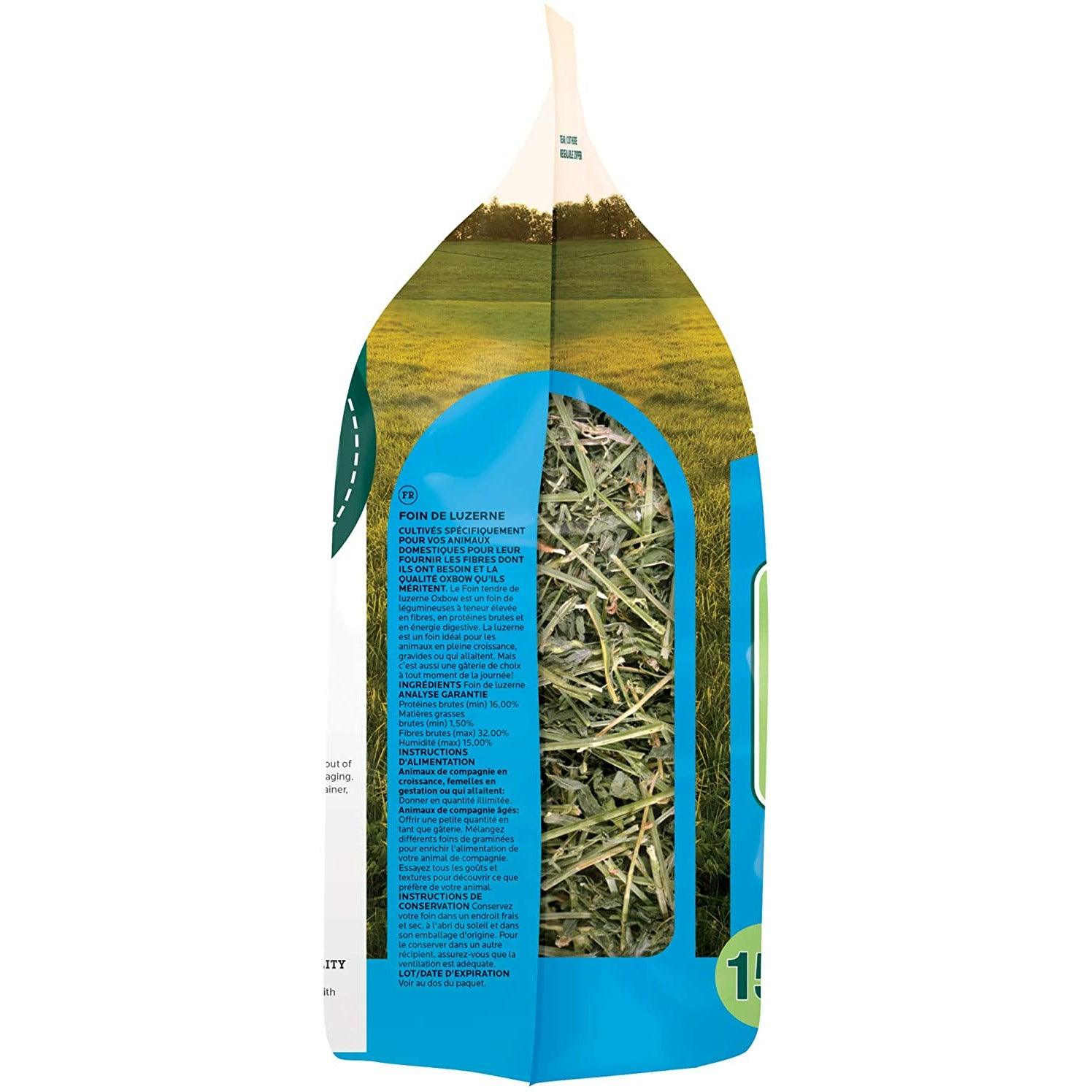 Oxbow Small Animal Health Alfalfa Hay - 425g - Small Animal Litter - Oxbow - PetMax Canada