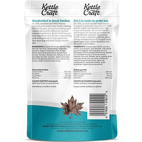 Kettle Craft Wild Salmon & Sea Kelp Small Bite Dog Treats  Dog Treats  | PetMax Canada