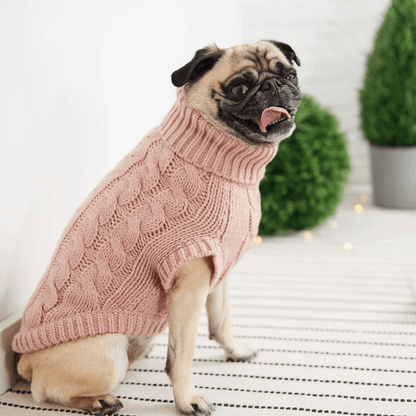 GF Pet Chalet Sweater Pink For Dogs - XX-Small - Sweaters - GF Pet - PetMax Canada