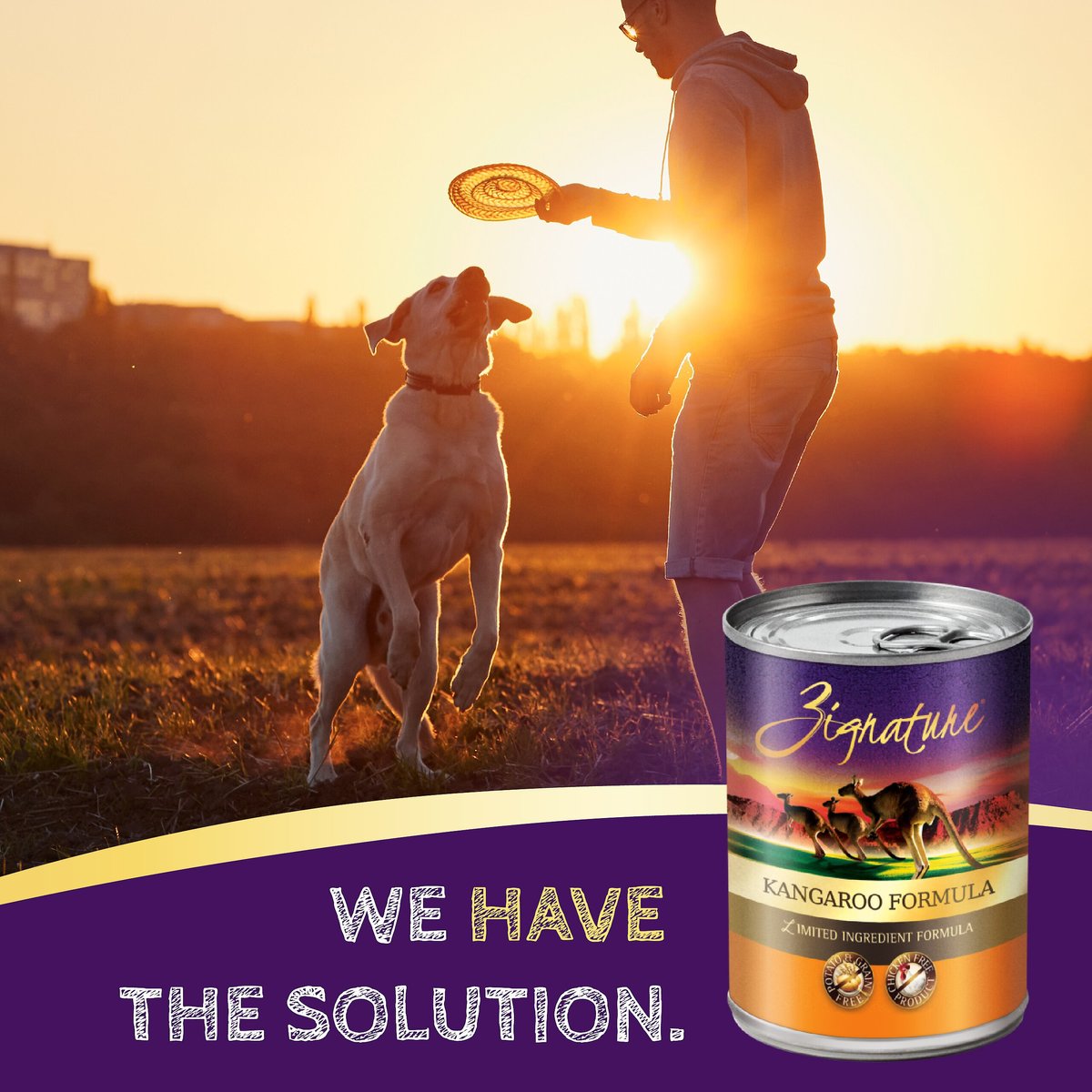Zignature Kangaroo Limited Ingredient Formula Grain-Free Canned Dog Food  Canned Dog Food  | PetMax Canada