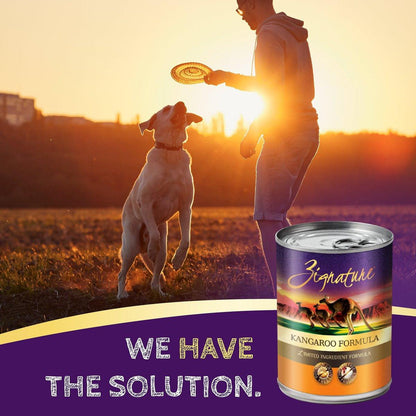 Zignature Kangaroo Limited Ingredient Formula Grain-Free Canned Dog Food - 368g - Canned Dog Food - Zignature Pet Food - PetMax Canada