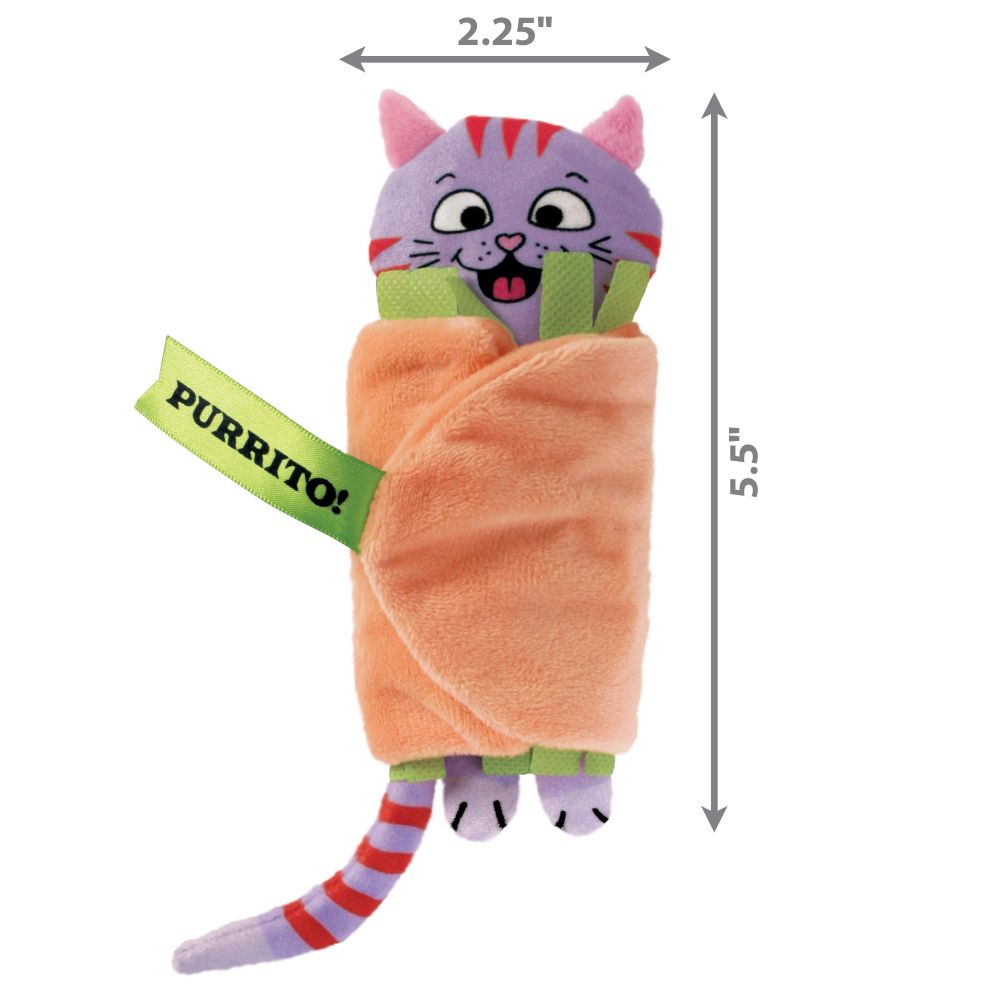 Kong Cat Toy Pull-A-Partz Purrito  Cat Toys  | PetMax Canada