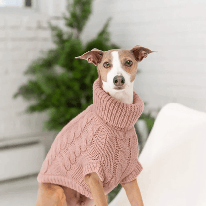 GF Pet Chalet Sweater Pink For Dogs - XX-Small - Sweaters - GF Pet - PetMax Canada